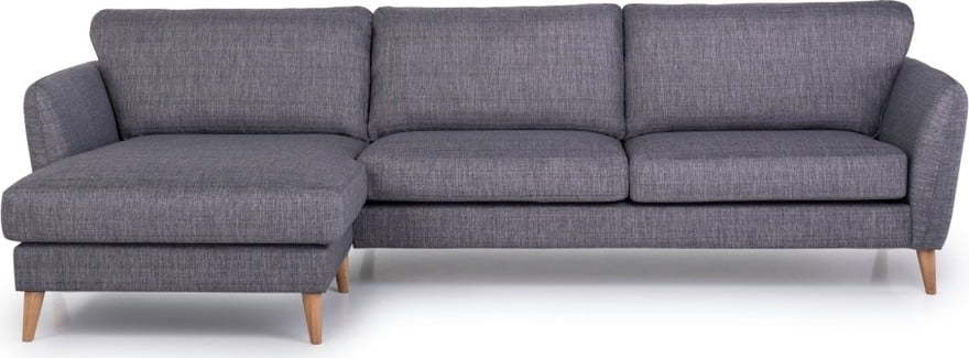 Antracitově šedá rohová pohovka Scandic Oslo