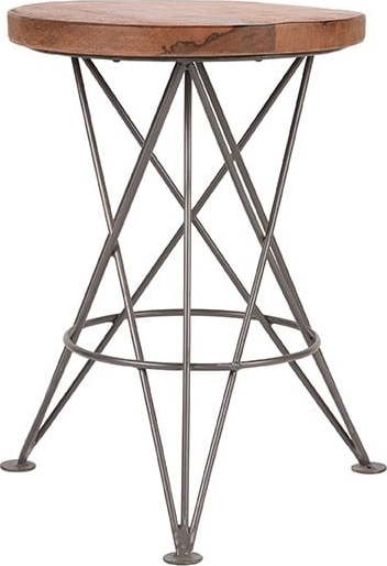 Barová stolička z mangového dřeva LABEL51 Paris LABEL51