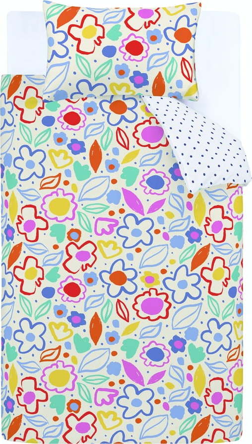 Bavlněné dětské povlečení 200x135 cm Blomme Floral - Pineapple Elephant Pineapple Elephant