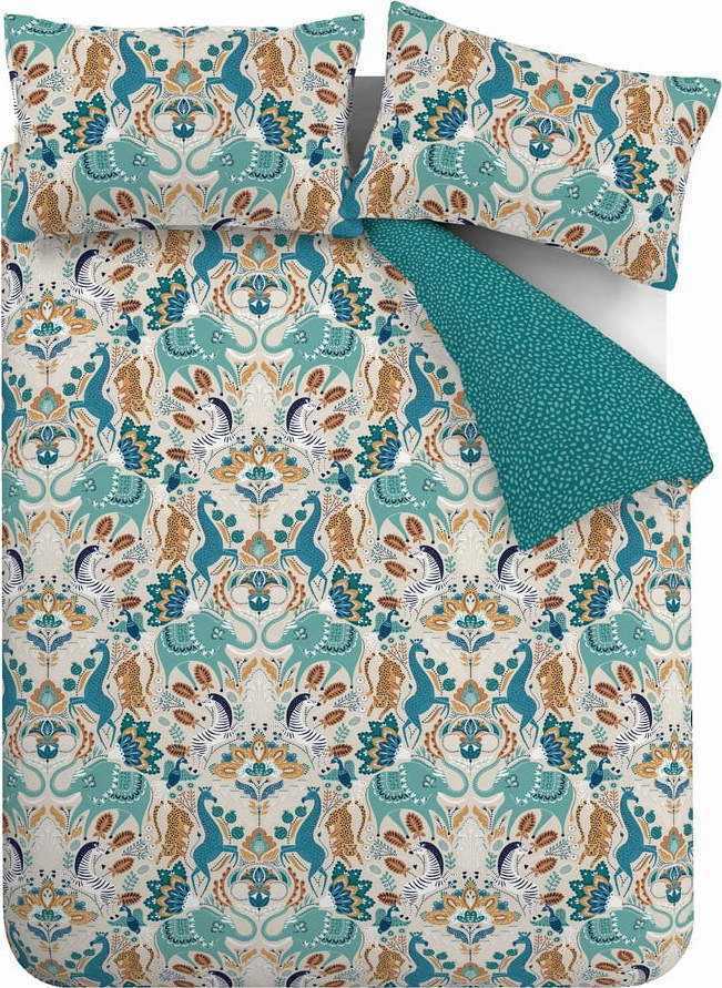 Bavlněné povlečení 200x200 cm Carnival Animals - Pineapple Elephant Pineapple Elephant