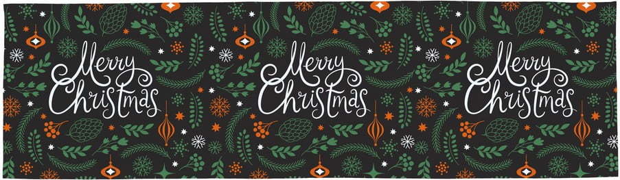 Bavlněný běhoun s vánočním motivem Butter Kings Very Merry Christmas