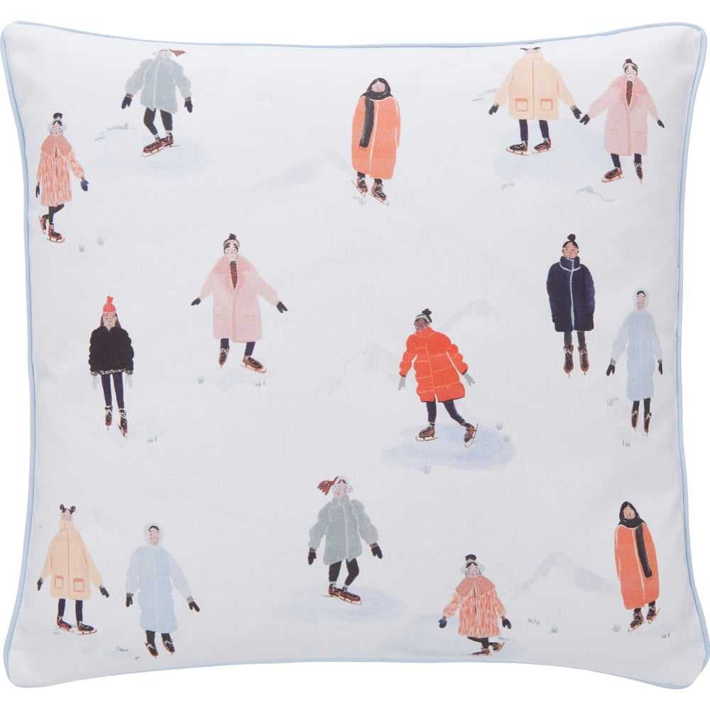 Bavlněný dekorativní povlak na polštář Westwing Collection Ice Skater