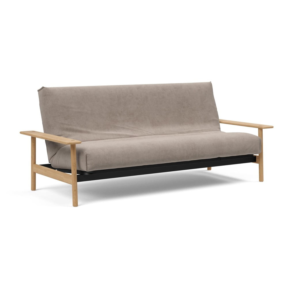 Béžová manšestrová rozkládací pohovka Innovation Balder Innovation