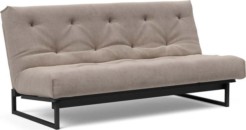 Béžová manšestrová rozkládací pohovka Innovation Fraction Nordic