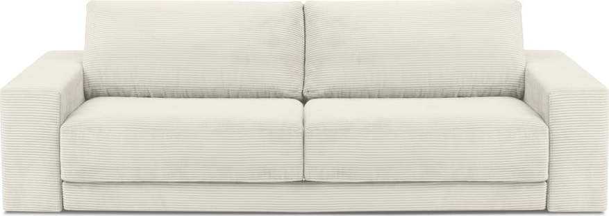 Béžová manšestrová rozkládací pohovka Milo Casa Donatella Milo Casa