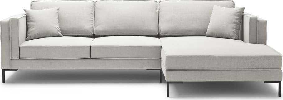 Béžová rohová pohovka Milo Casa Attilio