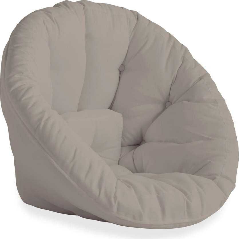 Béžové rozkládací křeslo vhodné do exteriéru Karup Design Design OUT™ Nido Beige Karup Design