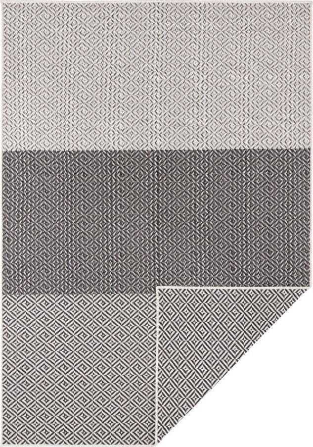 Béžovo-černý oboustranný venkovní koberec NORTHRUGS Borneo