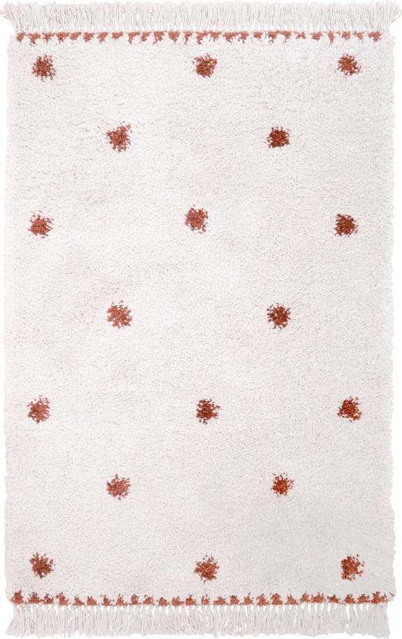 Béžovo-červený koberec Nattiot Wooly