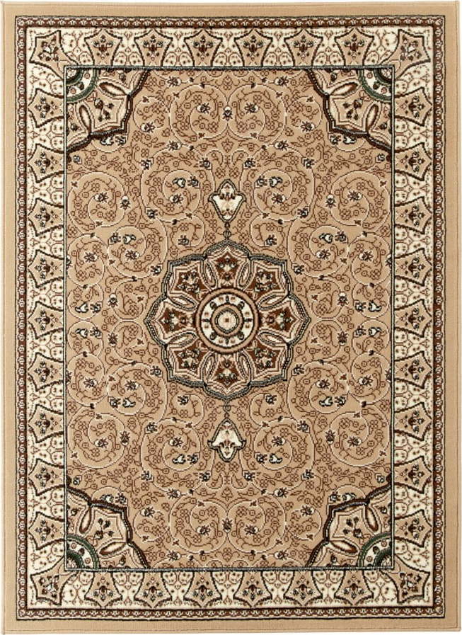 Béžovo-hnědý koberec Think Rugs Diamond Ornament