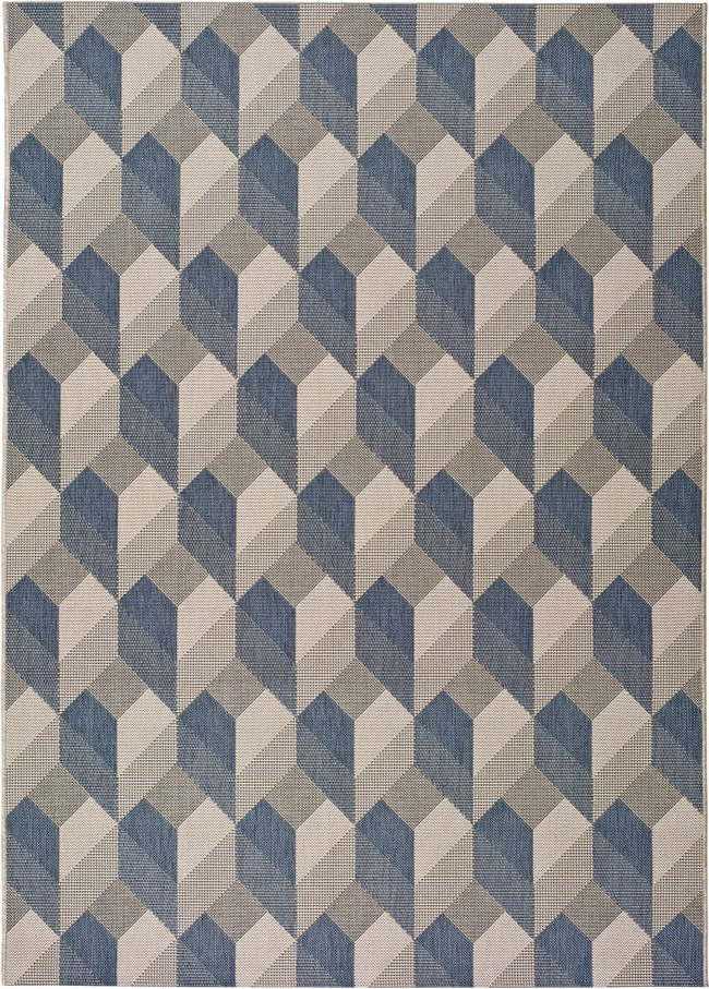 Béžovomodrý venkovní koberec Universal Silvana Miratta