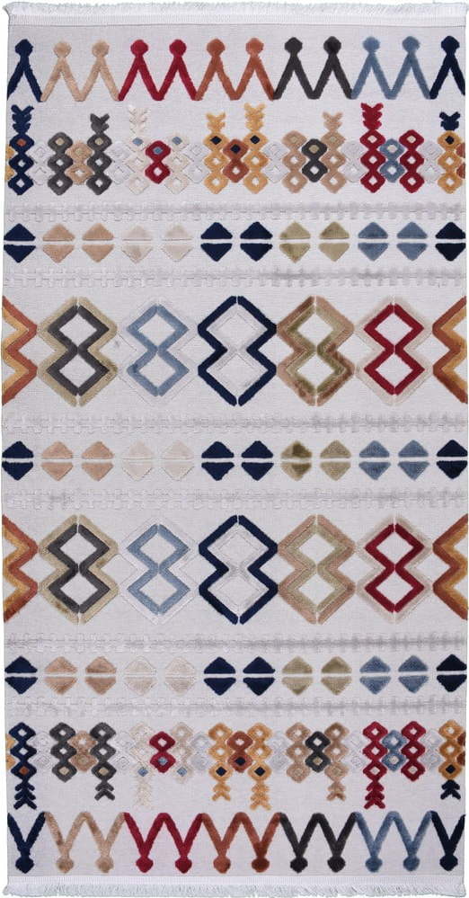 Béžový koberec s příměsí bavlny Vitaus Milas