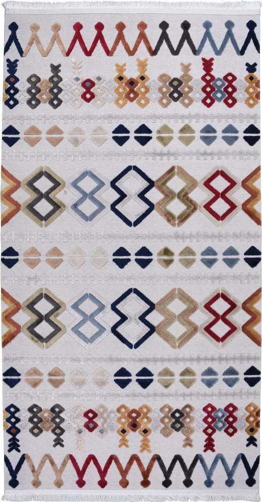 Béžový koberec s příměsí bavlny Vitaus Milas