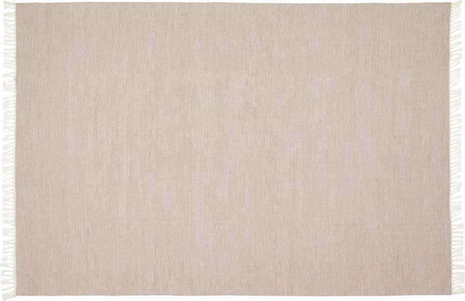 Béžový koberec z recyklovaného plastu Kave Home Elbia