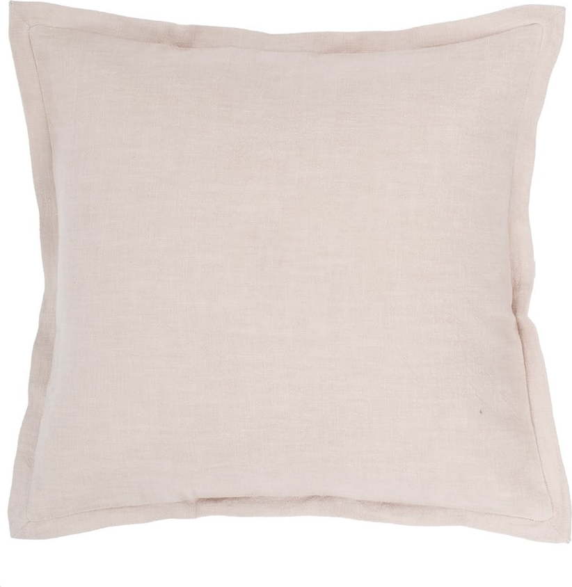 Béžový polštář s příměsí lnu Tiseco Home Studio