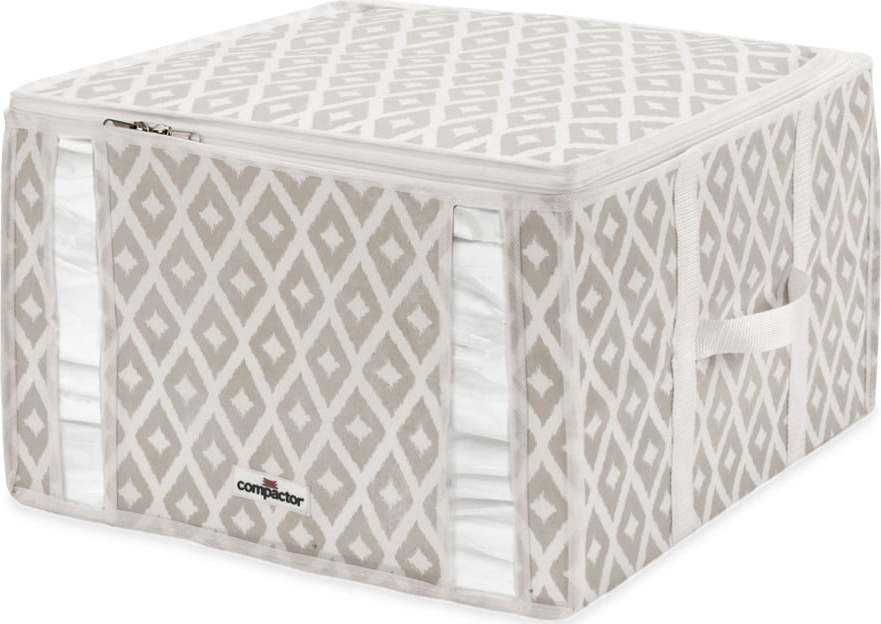 Béžový vakuový úložný box na oblečení Compactor Signature Daman 3D Vacuum Bag