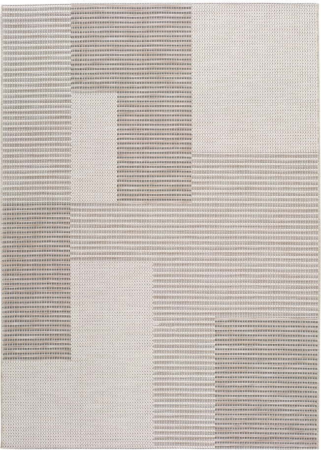 Béžový venkovní koberec Universal Cork Squares