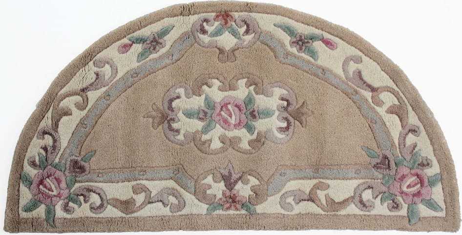 Béžový vlněný koberec Flair Rugs Aubusson