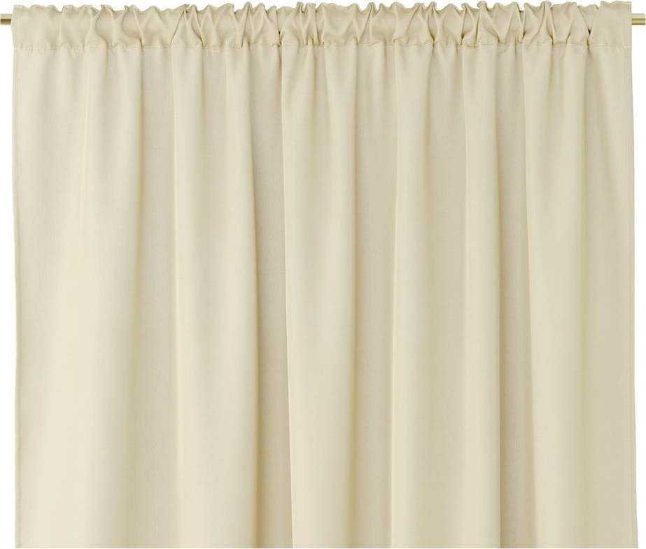 Béžový závěs AmeliaHome Pleat