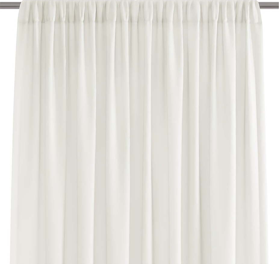 Béžový závěs AmeliaHome Voile Pleat