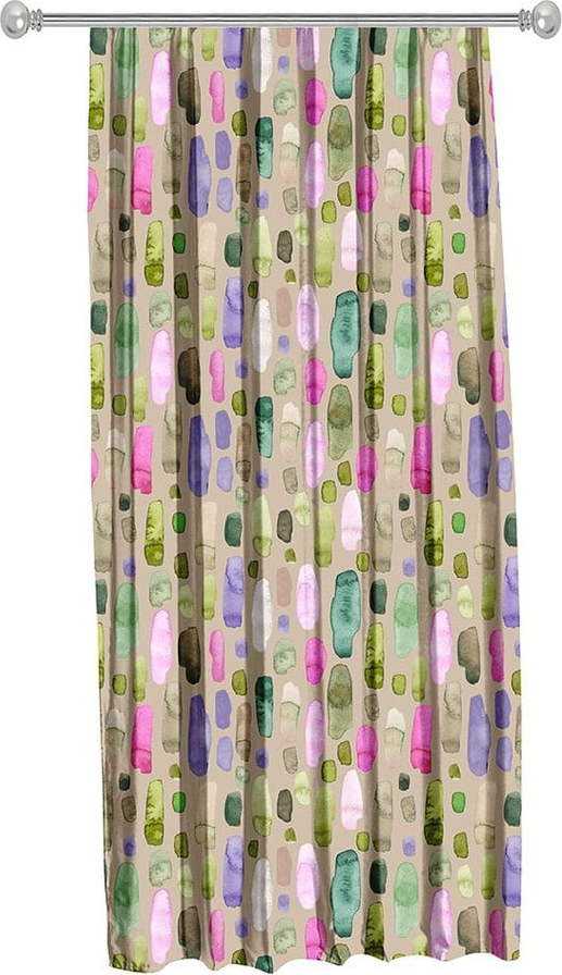 Béžový závěs Mike & Co. NEW YORK Butterflies Trail