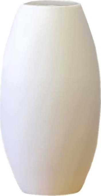 Bílá keramická váza Rulina Roll