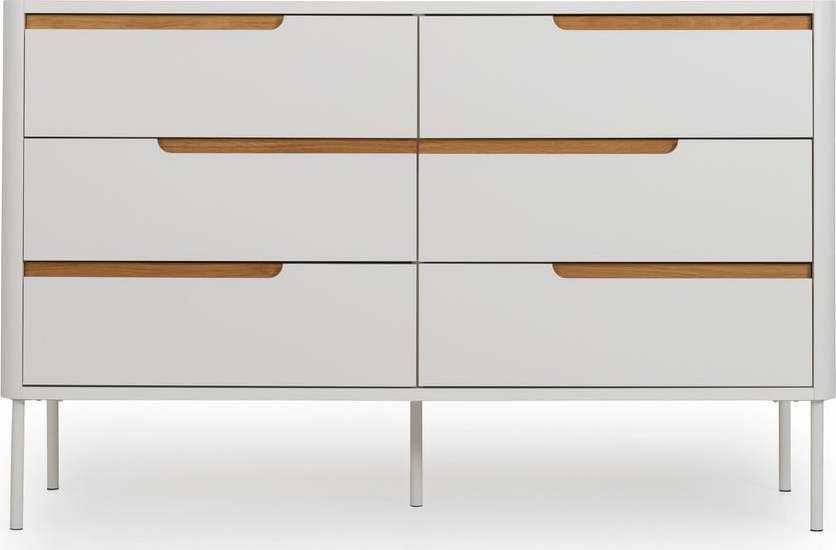 Bílá komoda Tenzo Switch