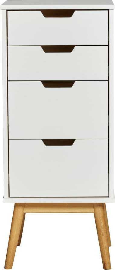 Bílá komoda z masivního borovicového dřeva Marckeric Baku Marckeric