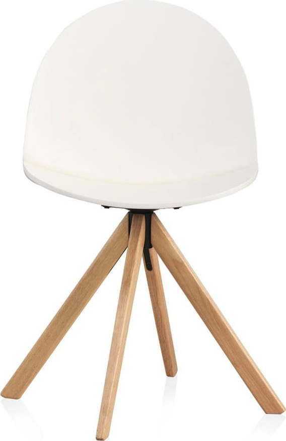 Bílá otočná jídelní židle Geese Ebby Geese