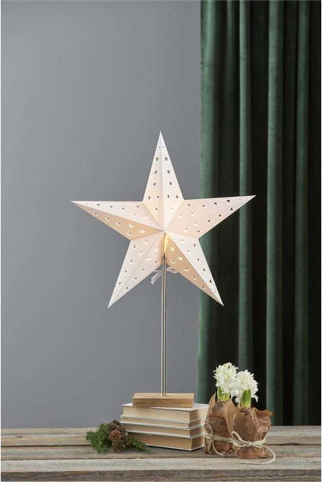 Bílá světelná dekorace Star Trading Star