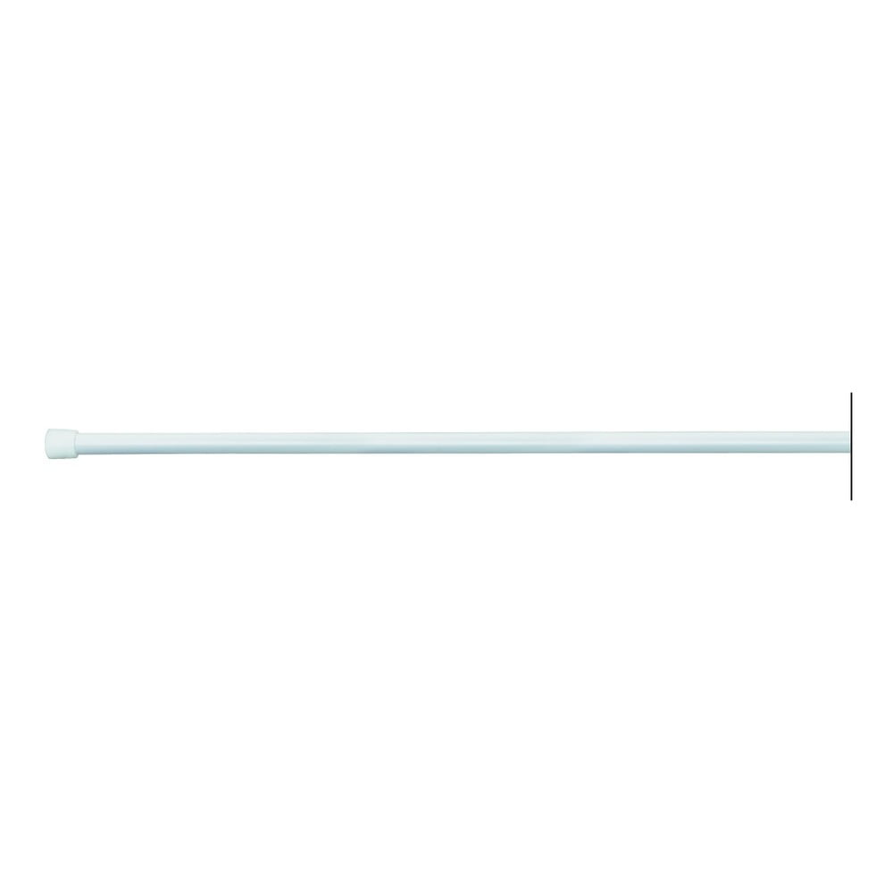 Bílá tyč na sprchový závěs s nastavitelnou délkou iDesign