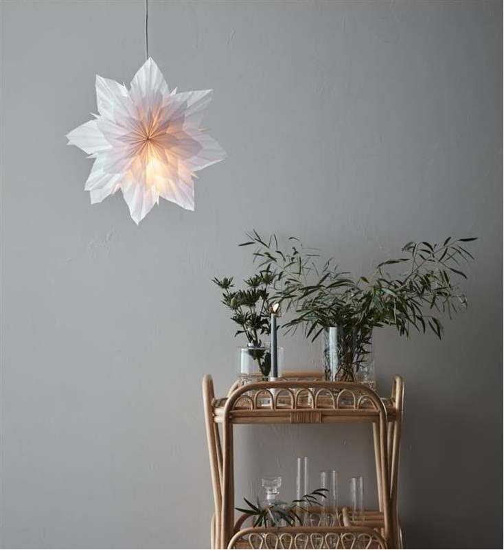 Bílá vánoční závěsná světelná dekorace Markslöjd Neela