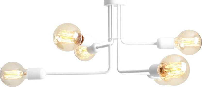 Bílé závěsné světlo pro 6 žárovek Custom Form Vanwerk Custom Form