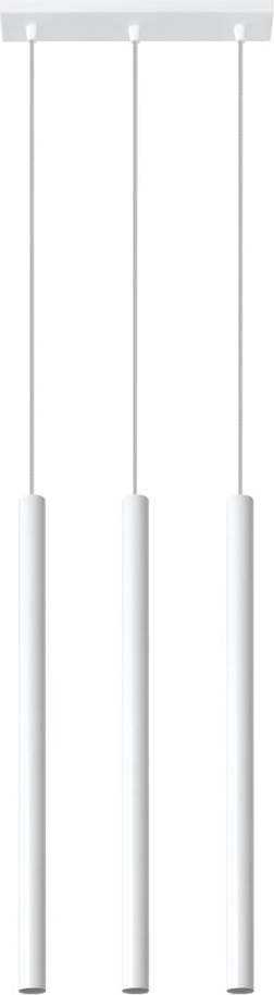 Bílé závěsné svítidlo Nice Lamps Fideus