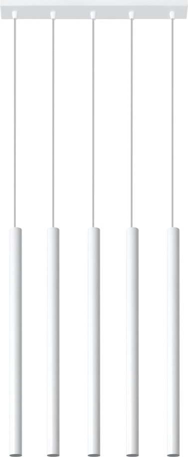 Bílé závěsné svítidlo Nice Lamps Fideus