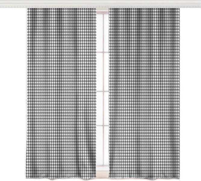 Bílo-černé závěsy v sadě 2 ks - Mila Home Mila Home