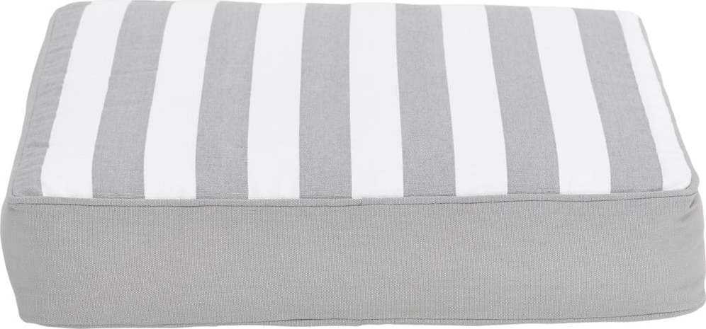 Bílo-šedý bavlněný podsedák Westwing Collection Timon