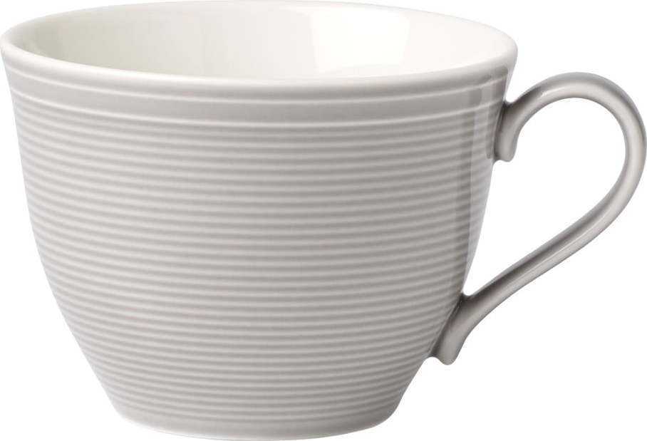 Bílo-šedý porcelánový šálek na kávu Villeroy & Boch Like Color Loop