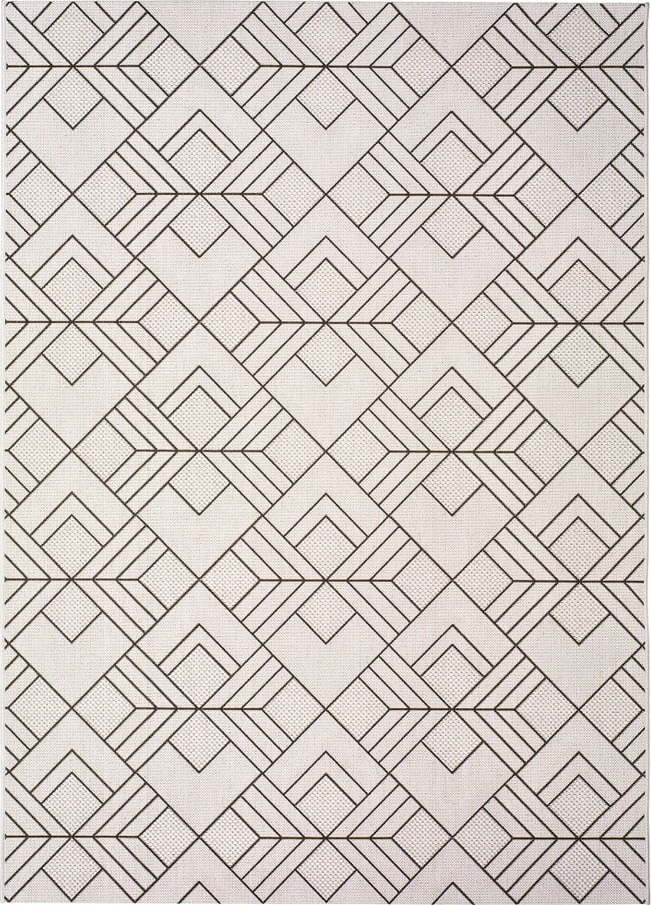 Bílobéžový venkovní koberec Universal Silvana Caretto