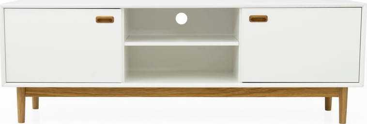 Bílý TV stolek Tenzo Svea