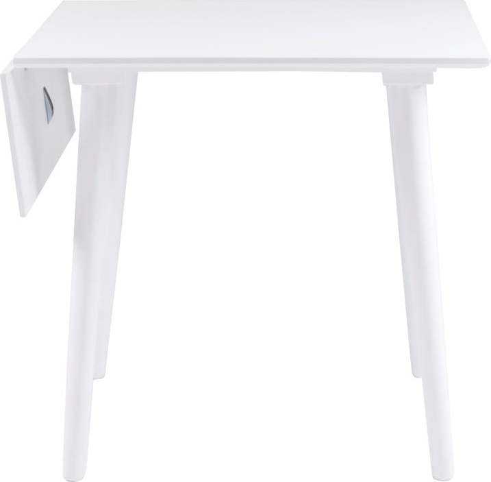 Bílý jídelní stůl Rowico Lotte Leaf