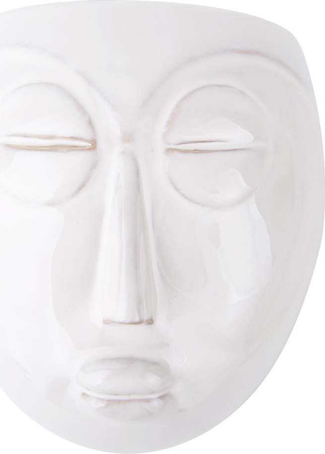 Bílý nástěnný květináč PT LIVING Mask