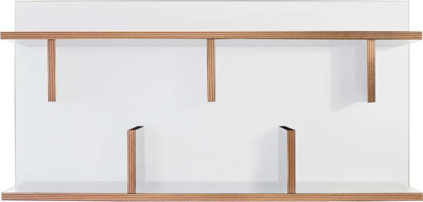 Bílý nástěnný policový systém TemaHome Bern