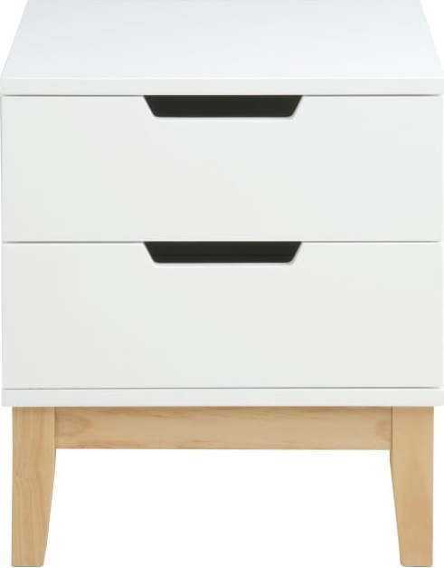 Bílý noční stolek Actona Buca Actona