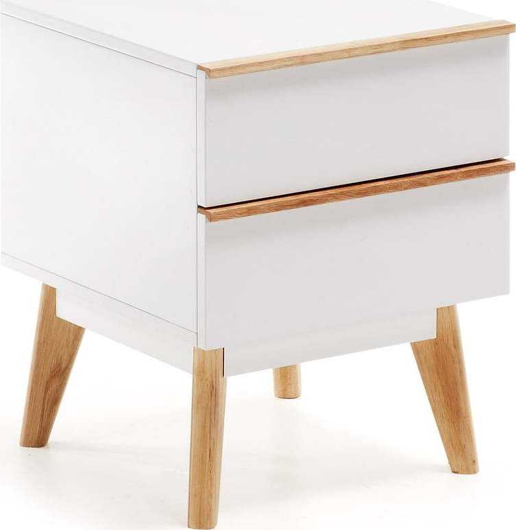 Bílý noční stolek Kave Home Meety