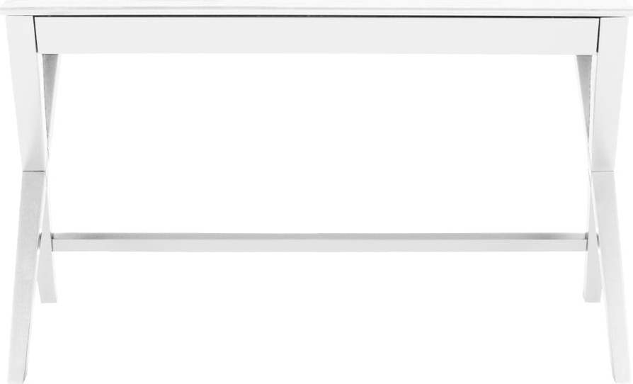 Bílý psací stůl se zásuvkou Actona Writex Actona