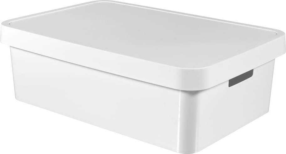 Bílý úložný box s víkem Curver Infinity