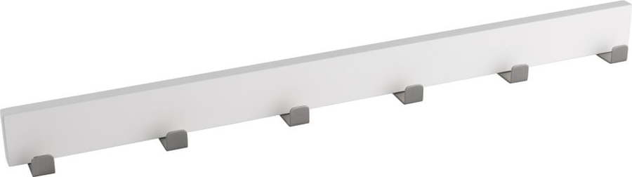 Bílý věšák se 6 háčky Rowico Sol Rowico