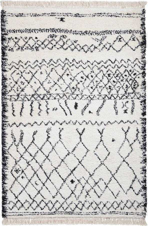 Bílý/černý koberec 290x200 cm Boho - Think Rugs Think Rugs