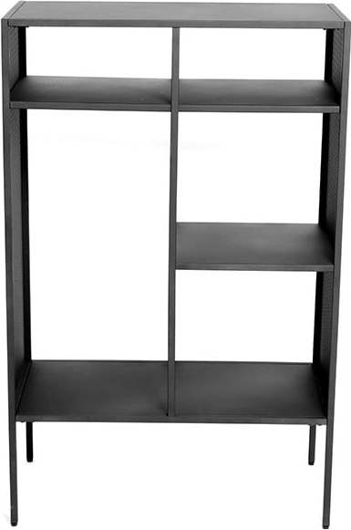 Černá kovová knihovna Canett Brooks